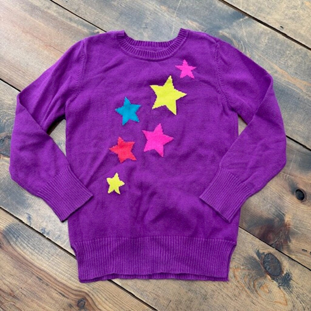LS star sweater 5/6T