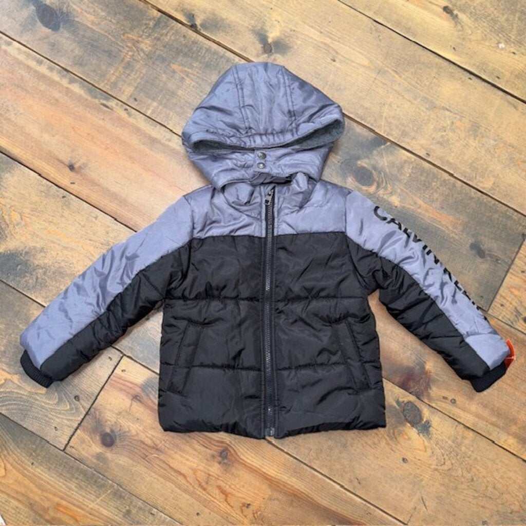 fleece lined puffer coat 3T