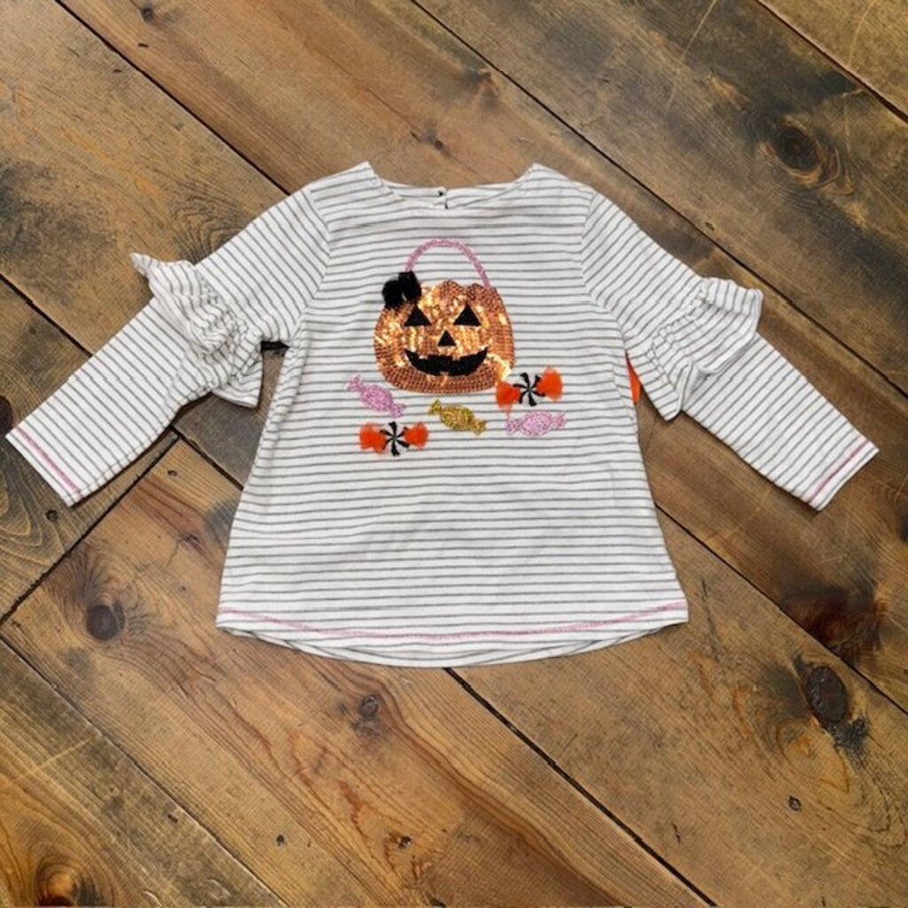 Halloween Pumpkin Sequin Dress 12/18M