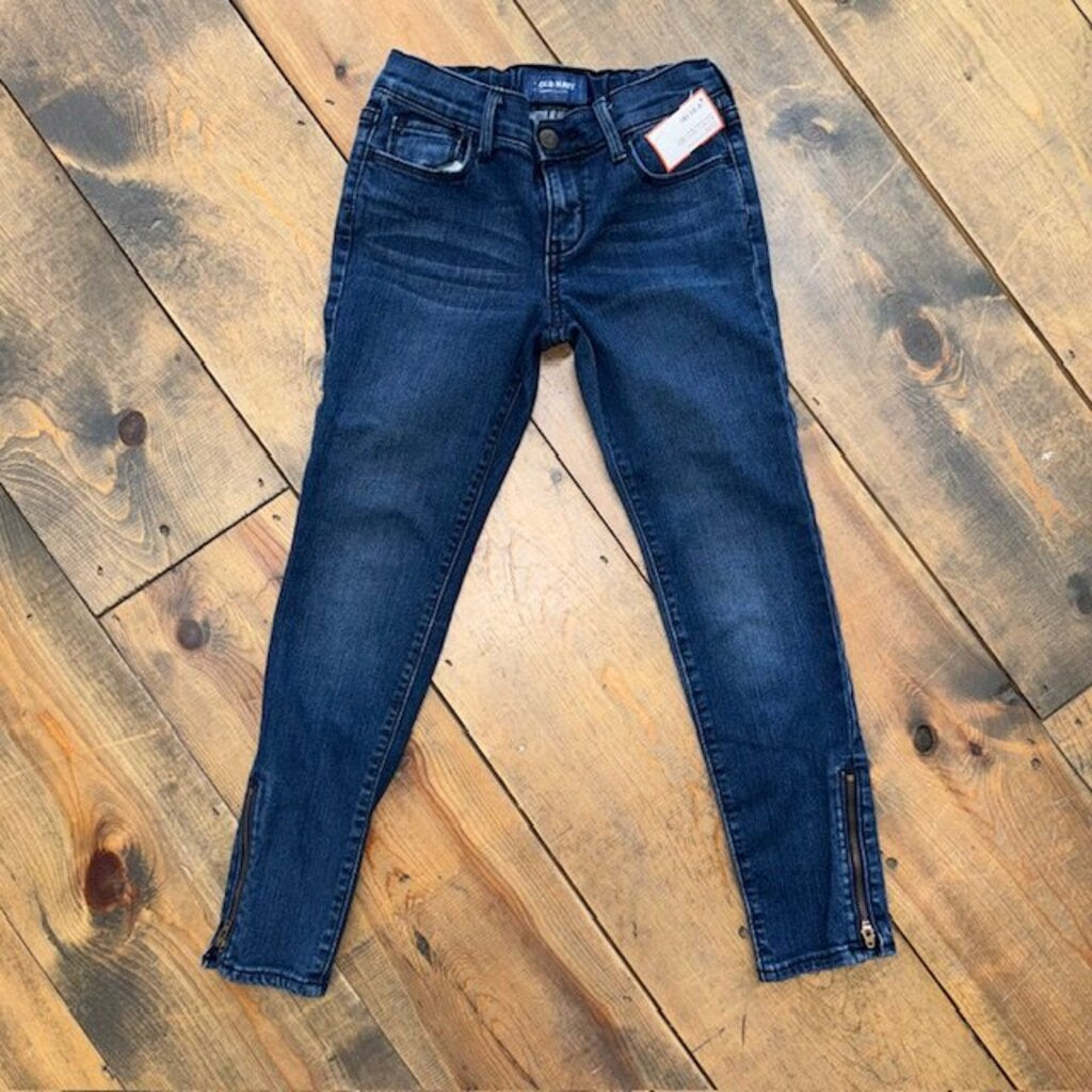 Skinny Zipper Jeans 8 REG