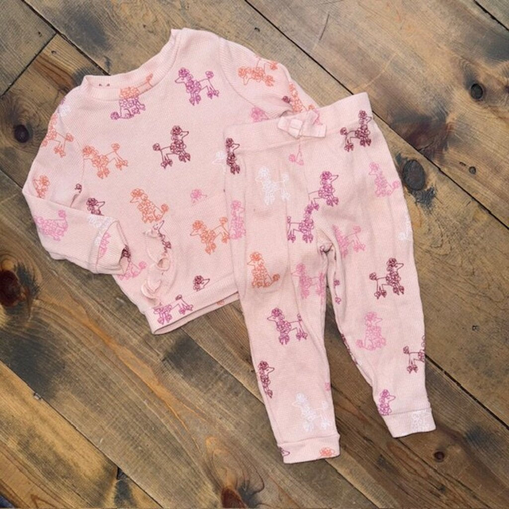 Poodle Waffle Outfit 18M