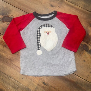 Christmas Applique Santa Shirts 2/3T