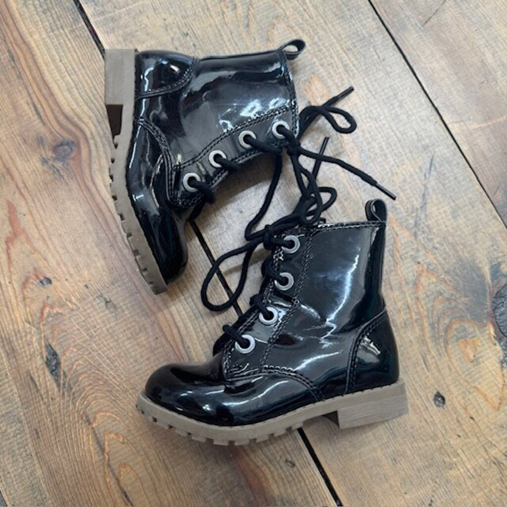 Patent Combat Boots w/ Zipper 6
