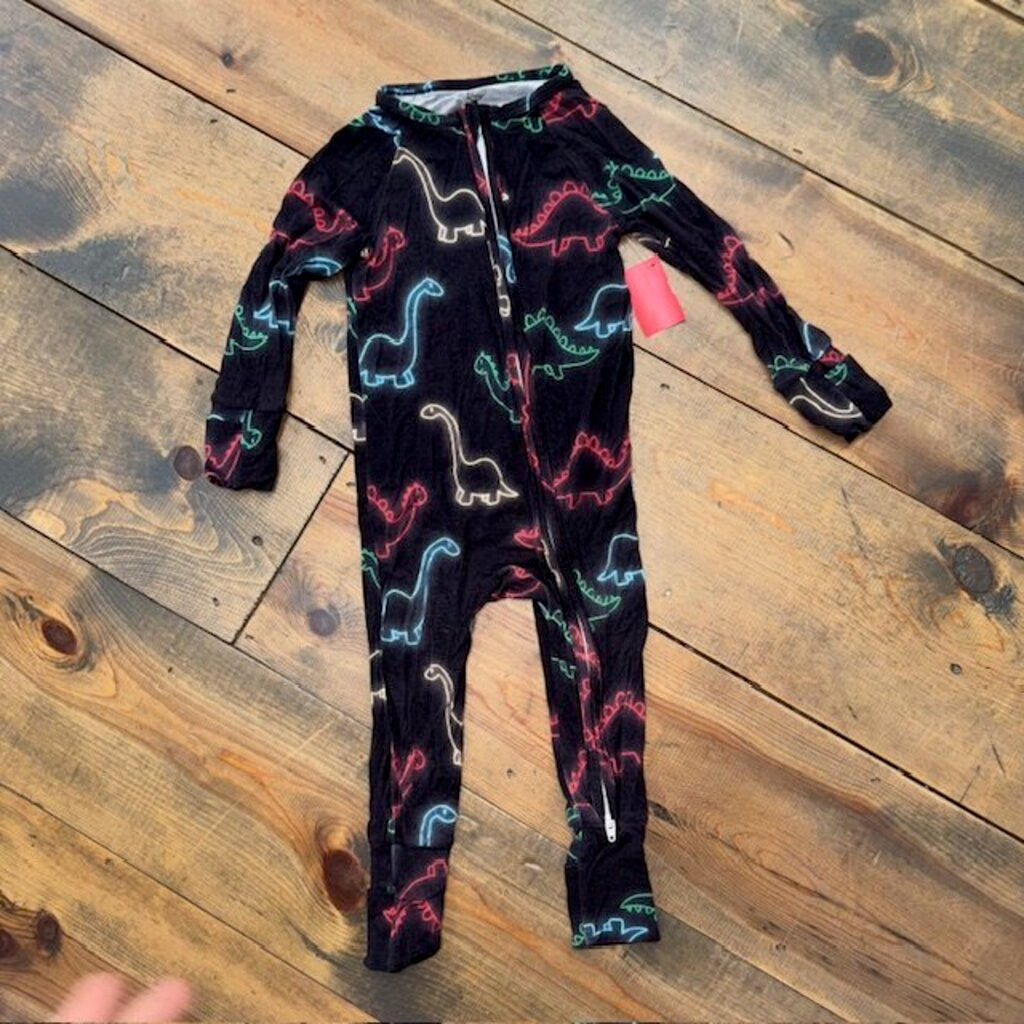 Dinosaur Bamboo Zipper Convertible 12/18M