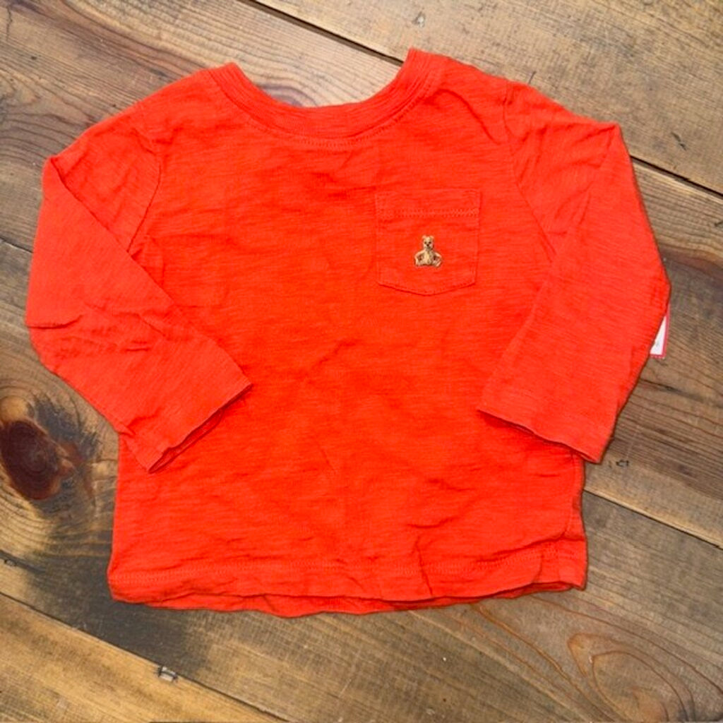 Long Sleeve Pocket Tee 12/18M