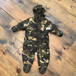 Camo Snow Bunting Suit 6/12M