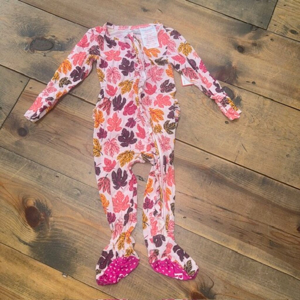 Fall leaves footie 18/24M