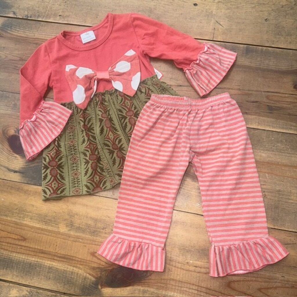 floral ruffle outfit 6M