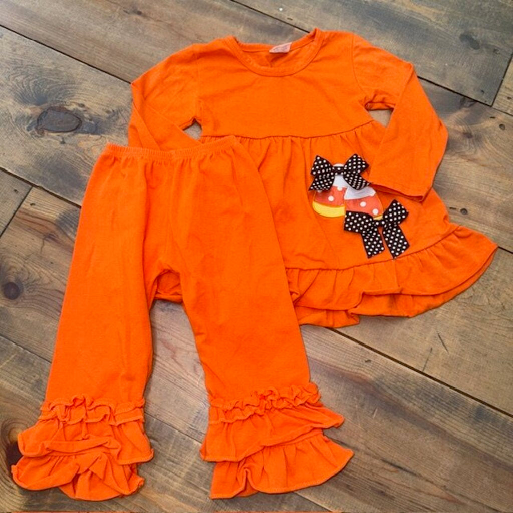 halloween candy corn outfit 12/18M