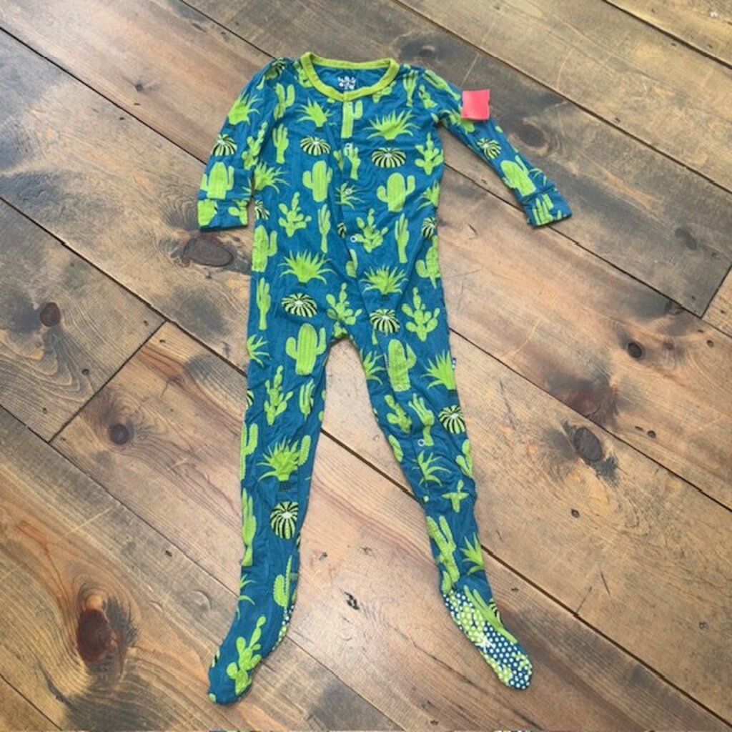 bamboo cactus footie 2T