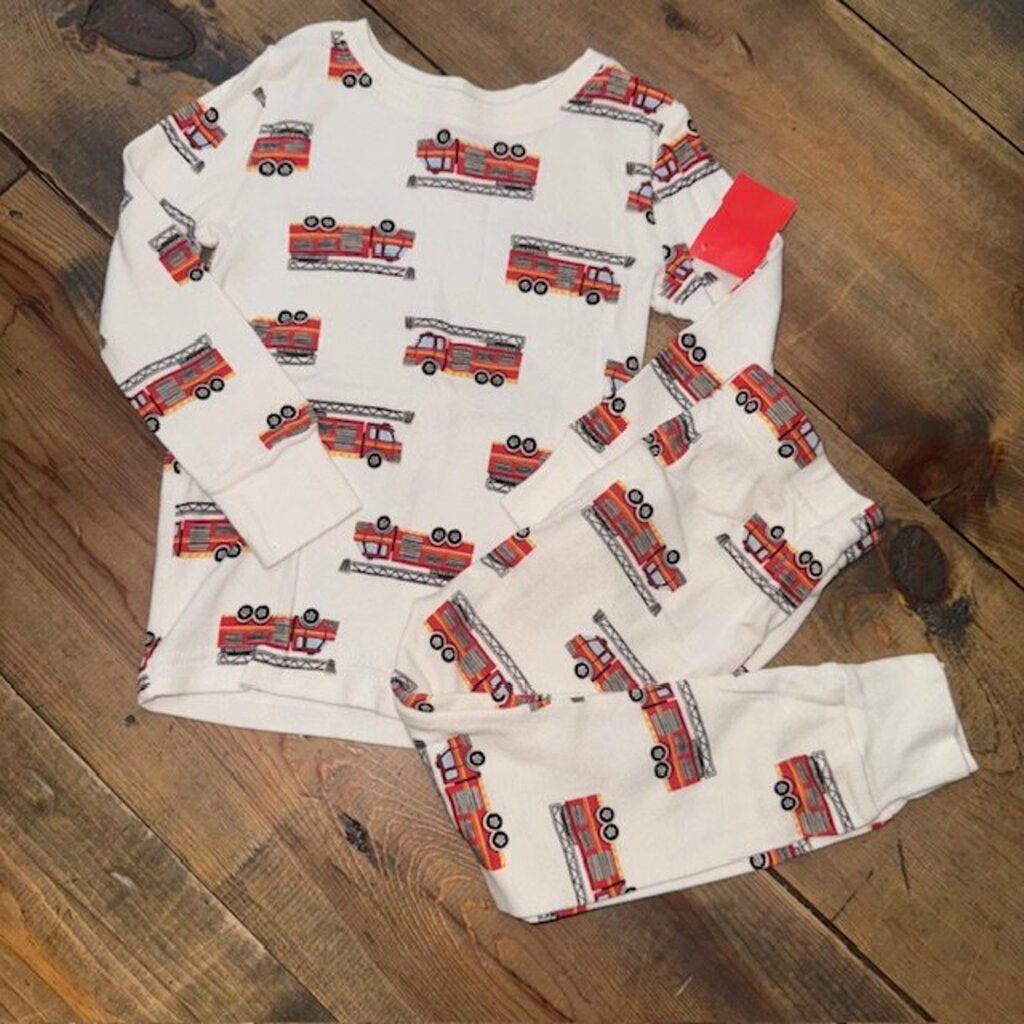 Fire truck Pajamas 2T