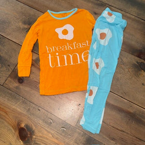 Bamboo Breakfast time Pajamas 4T