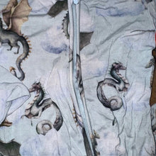 Load image into Gallery viewer, Bamboo Percy the Dragon footie 2T
