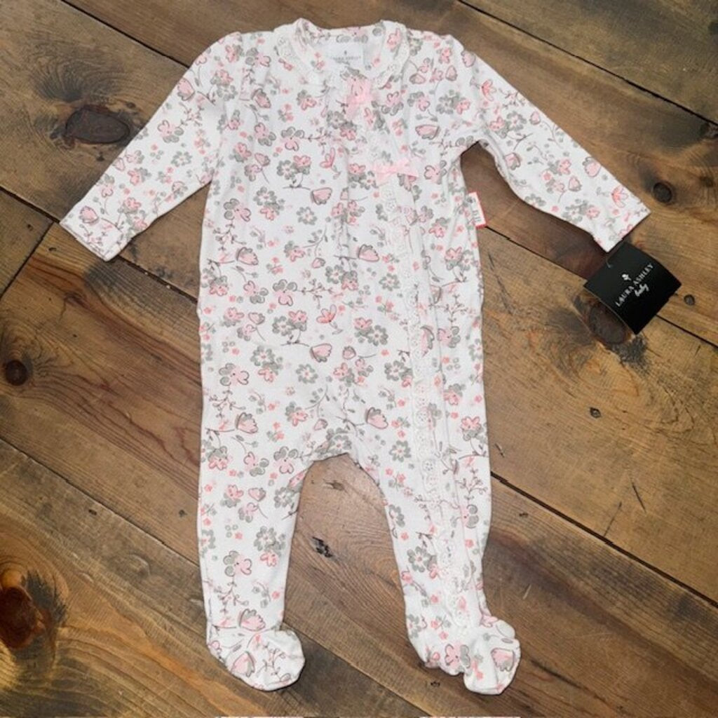 floral footie sleeper NEW 6/9M