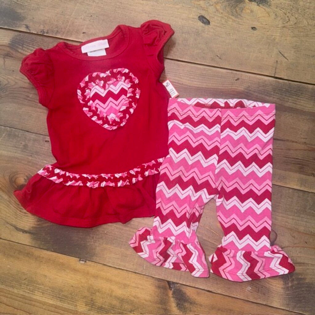 Valentine's Day Outfit 6/9M