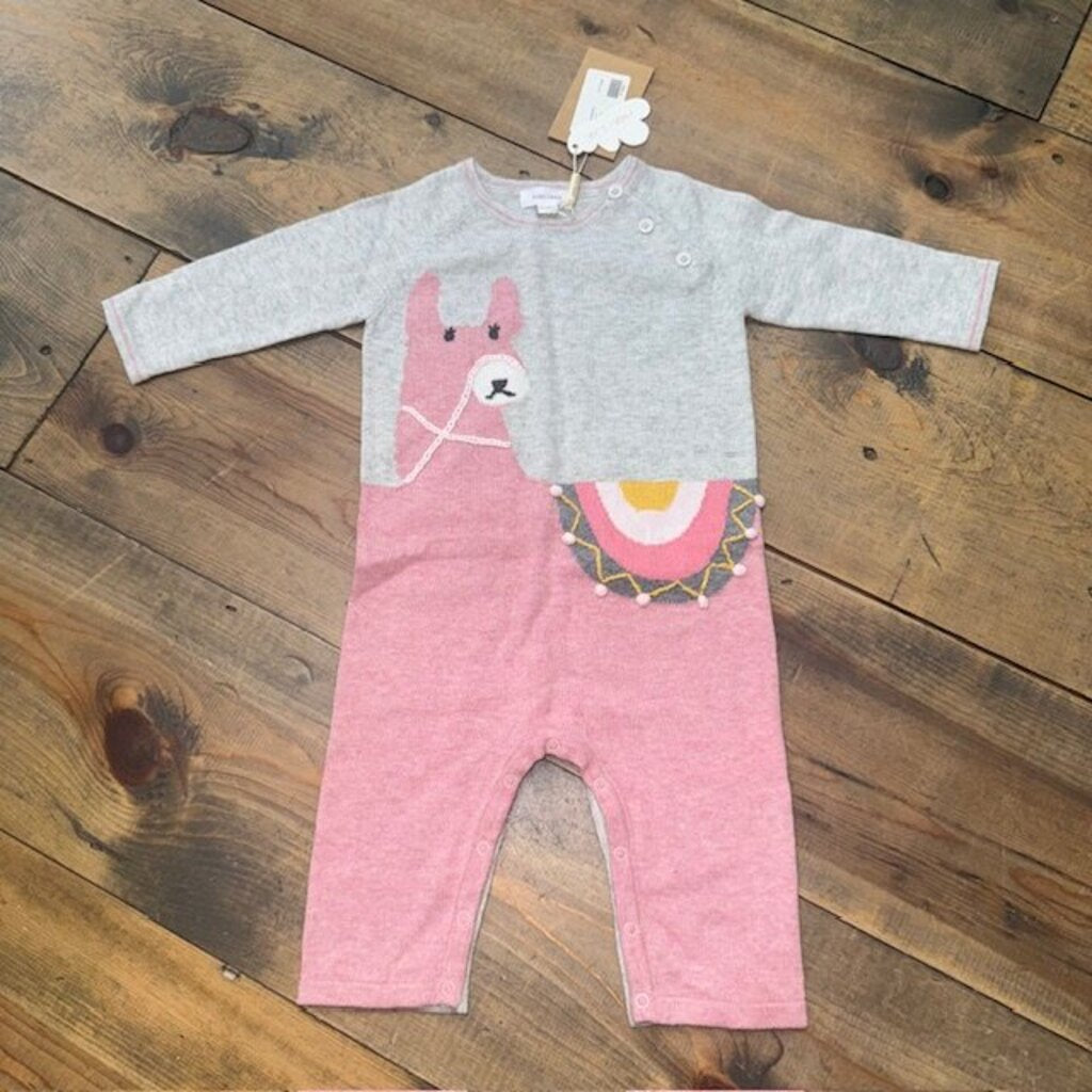 **NEW** llama sweater romper 6/12M