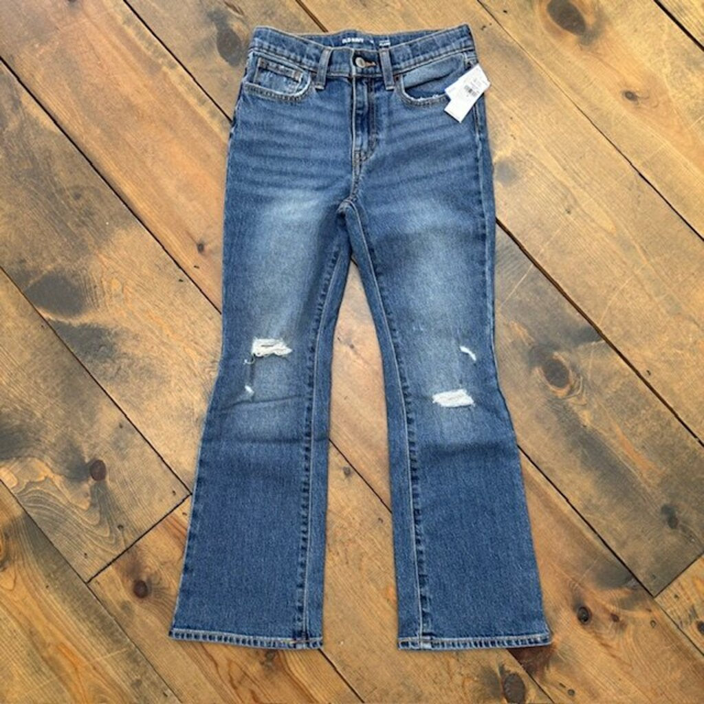 NEW! High Rise Flare Denim Jeans 10