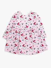 Load image into Gallery viewer, Pink Santa Knit Long Sleeve Twirl Dress
