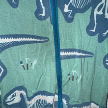 Load image into Gallery viewer, bamboo dinosaur zipper footie 3/6M

