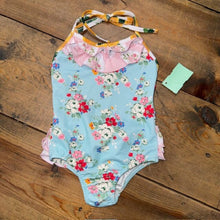 Load image into Gallery viewer, Floral Halter One Piece Swimsuit 18M
