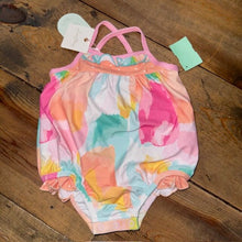 Load image into Gallery viewer, NEW!! Tie Dye One Piece Swimsuit 18M
