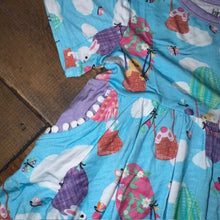 Load image into Gallery viewer, NEW!! Easter Bunny Bamboo Twirl Bodysuit Dress 2T
