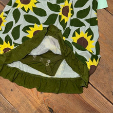Load image into Gallery viewer, Sunflower Bodysuit Dress 6/12M
