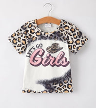 Load image into Gallery viewer, Let's Go Girls Leopard Tee
