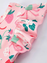 Load image into Gallery viewer, Spring Strawberry Bunny Bow Dress
