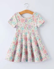 Load image into Gallery viewer, Spring Pastel Floral Dress
