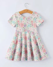 Load image into Gallery viewer, Spring Pastel Floral Dress
