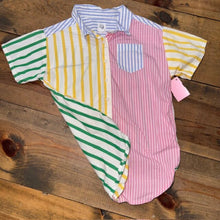 Load image into Gallery viewer, Stripe Button Down Dress 3T
