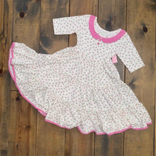Load image into Gallery viewer, Collared Floral Twirl Dress 8/10
