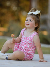Load image into Gallery viewer, Short Jumpsuit - Pink Leopard
