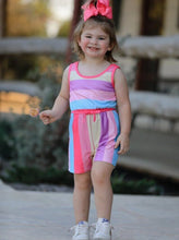 Load image into Gallery viewer, Short Jumpsuit - Stripe
