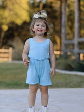 Load image into Gallery viewer, Short Jumpsuit - Light Blue
