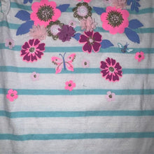 Load image into Gallery viewer, striped floral top 7/8

