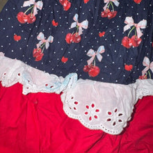 Load image into Gallery viewer, **AS-IS** Cherry &amp; Bows Red White Blue Dress 8
