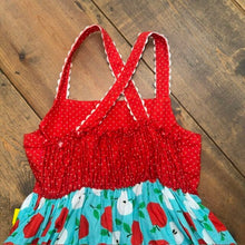 Load image into Gallery viewer, Apples Back to School Apron Dress 8
