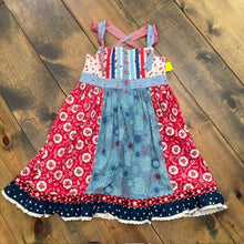 Load image into Gallery viewer, 4th of July Knot Dress 8
