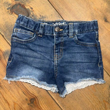 Load image into Gallery viewer, Denim Shorts Lace Trim 5T
