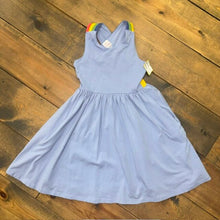 Load image into Gallery viewer, Rainbow criss cross back dress 10 **AS IS**
