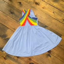 Load image into Gallery viewer, Rainbow criss cross back dress 10 **AS IS**
