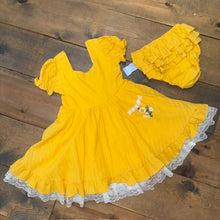 Load image into Gallery viewer, Floral Embroidered Dress &amp; Bloomers 6/7
