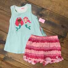 Load image into Gallery viewer, Mermaid Applique Short Outfit 6
