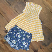 Load image into Gallery viewer, Gingham Plaid Bee Short Outfit 7

