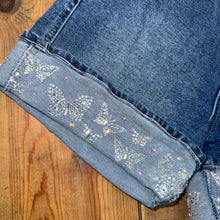 Load image into Gallery viewer, Butterfly Sparkle Denim Shorts 14
