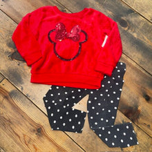 Load image into Gallery viewer, Fleece Minnie top with pants
