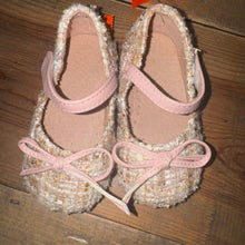 Load image into Gallery viewer, velcro tweed ballet slipper
