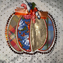 Load image into Gallery viewer, Plaid &amp; Floral Pumpkin Outfit

